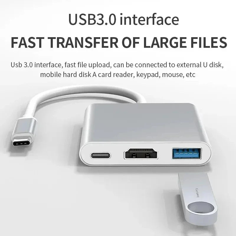 3 IN 1 USB C  Hub to HDMI USB 3.0 PD - Premium Electronics from Dressmycell.com - Just $19.99! Shop now at Dressmycell.com 3 IN 1 USB C  Hub to HDMI USB 3.0 PD - Premium Electronics from Dressmycell.com - Just $19.99! Shop now at Dressmycell.com